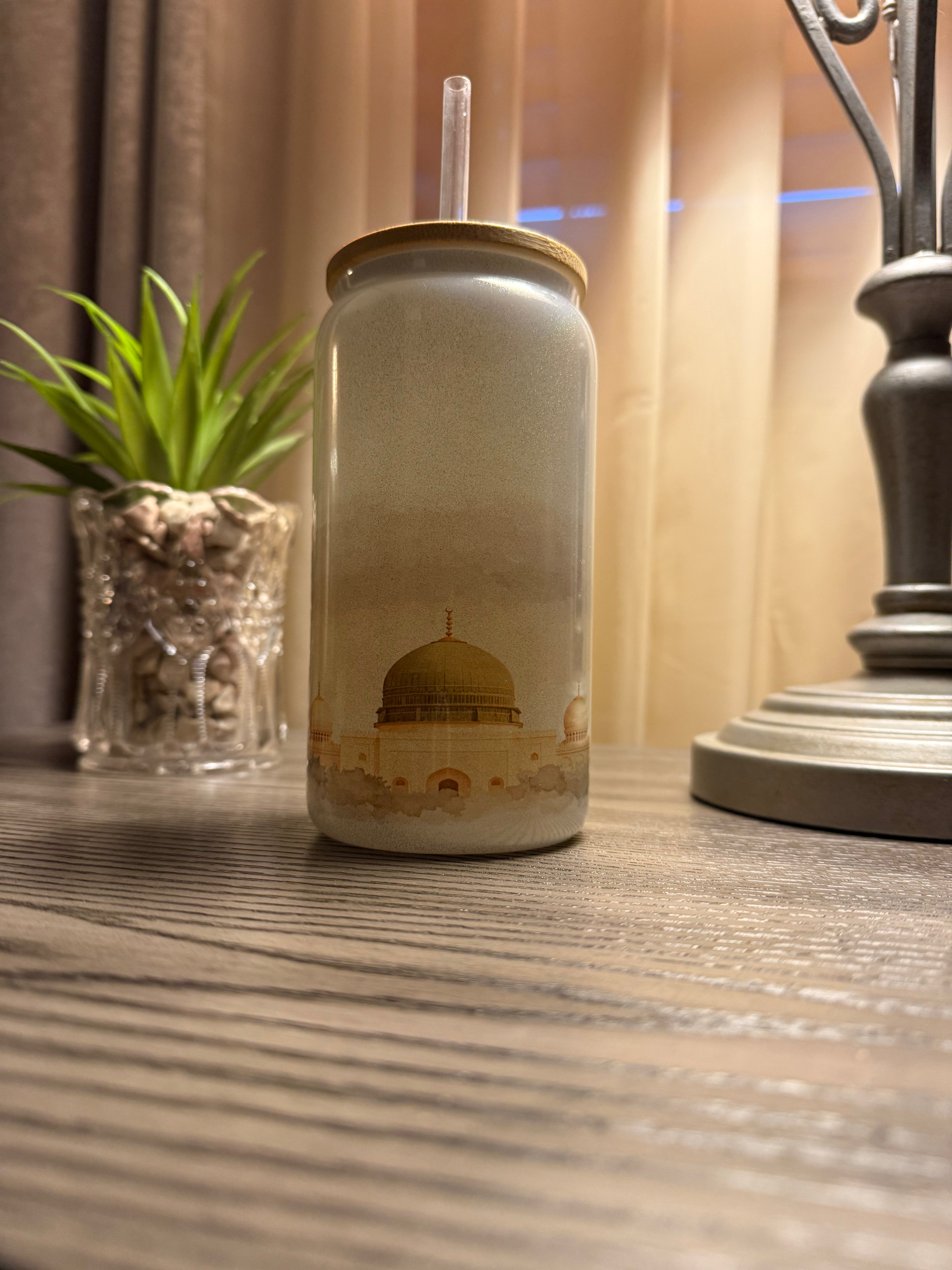 Masjid An-Nabawi Glass Tumbler